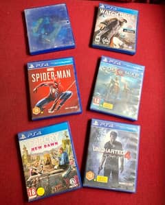 ps4 games (used), check discription