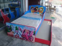 Kids Single Bed Boys Spiderman, Superman, Batman, Toys Story, iron m