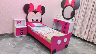 New Style Kids Single Bed for Girls Sale in Pakistan unique Design