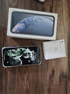 IPHONE XR NON PTA 4Month sim time 128gb with box fu