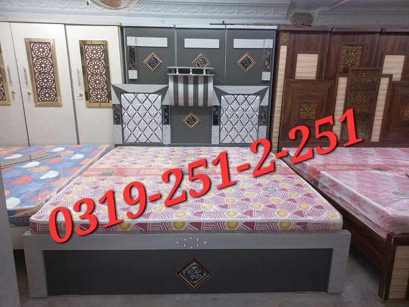 Bedroom set four piece lamination patex dholki style 1