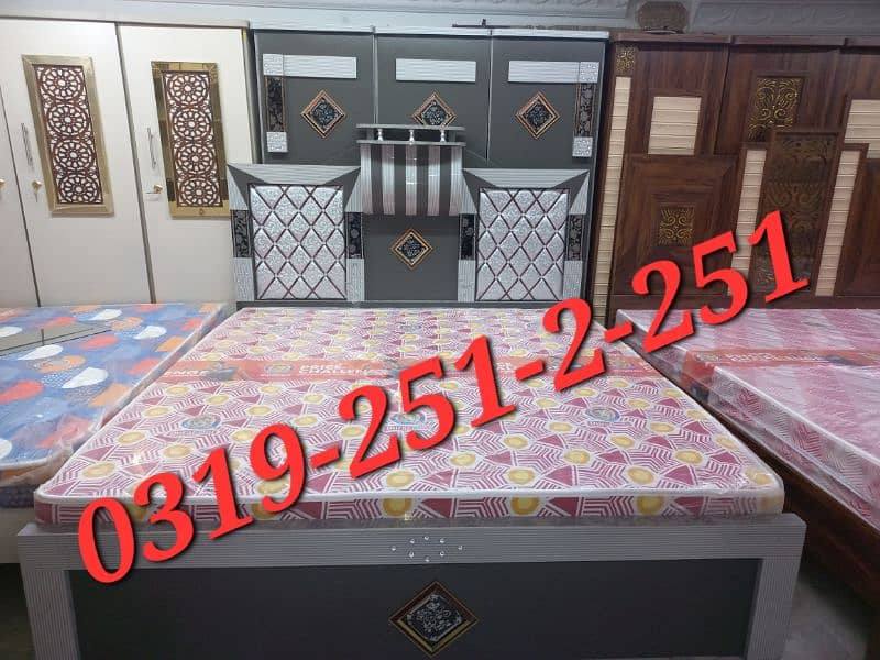 Bedroom set four piece lamination patex dholki style 2