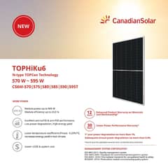 N Type Solar Panel Canadian Longi ja solar Jinko 575 580 610 620 W