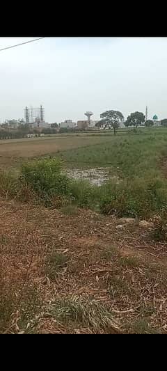 Fencing Canal Near EME Housing Society. 4. Kanal Lifetime Commercial Pad Plot Available For Rent Purpose Of Petrol Pump