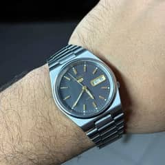 Seiko 5 automatic mechanical vintage watch