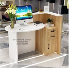 reception or cash counter or office furniture available in all types