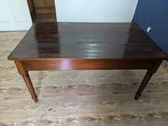 URGENT SALE | All Wooden 6 Seater Dining Table For Urgent Sale