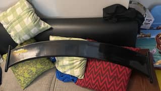 Trd corrolla spoiler fiber for sale silglty used new condition