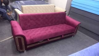 3 seater wooden sofa cum bed 03344506998