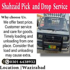 Pickup and drop service wazirabad 0
