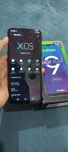 Infinix Hot 9 play [ Sealed Mobile ] [ ladies Hand Used ]