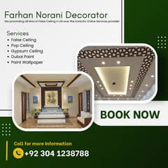 Ceiling, jafari Ceiling, Gypsum Ceiling, POP Ceiling, Fancy Designs