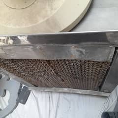 steel body aircooler with stand