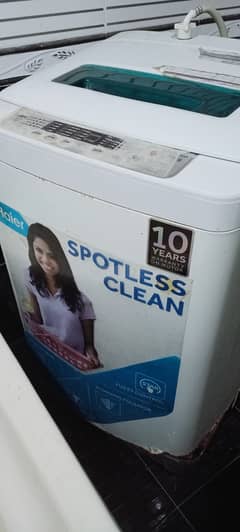 Haier Fully Automatic Washing Machine purchased in 2018.