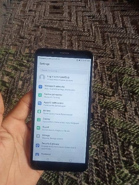 Huawei y7 prime 4GB ram 64GB memory glass change 0