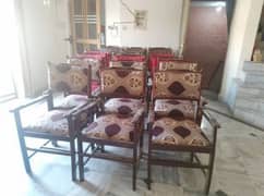 total 10 chairs 1 chair prise rs 4500