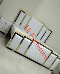 bed / poshish bed / double bed / velvet bed / bedset / complete bed 0