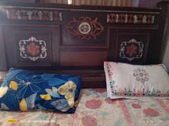 Bed set completely 1Bed 2 doly 4 teble Barten almari Dressing mirre