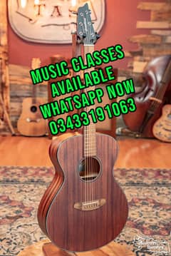 AMERICAN STYLE WOOD GUITAR AVAILABLE music classes available karachi 0