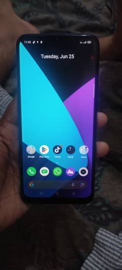 Realme a5 good condition mobile ram 4 memory 128