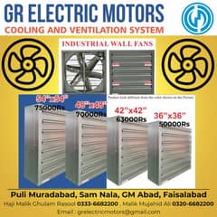 Industrial Wall fan | Cooling System | Exhaust Fan | Ventilation Fan