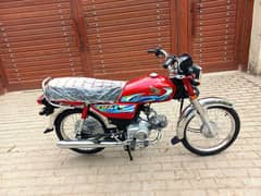 Honda Cd 70  2024 model totally new bike 1200 km driven totally