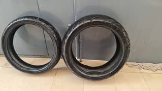 continental and dunlop heavy bike tyres used