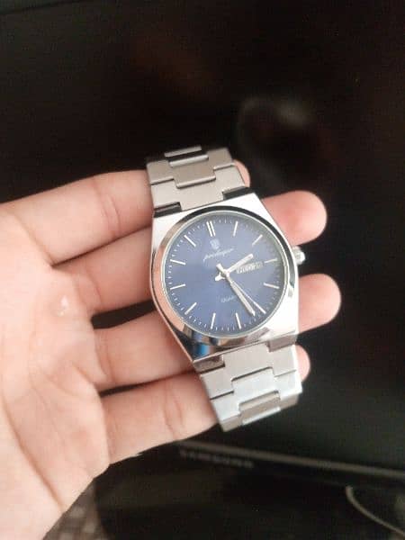 original poedagar watch  . full stainless steel, blue dial 0