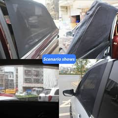 4Pcs Car Window Sun Shade Universal Vehicle Sun Protection Window