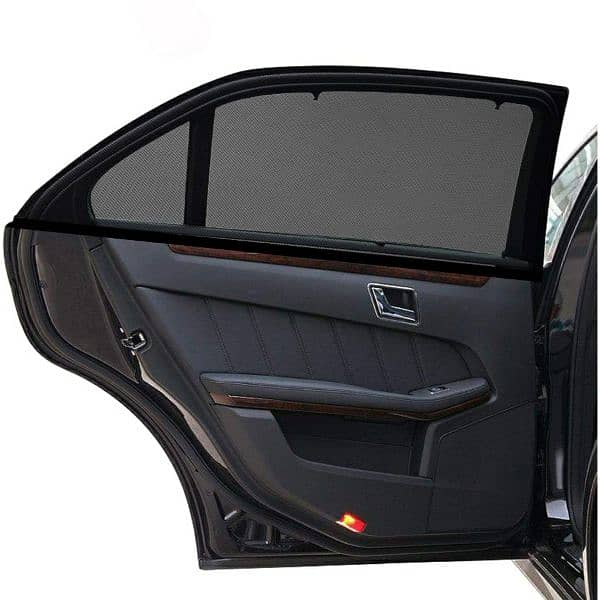 4Pcs Car Window Sun Shade Universal Vehicle Sun Protection Window 7