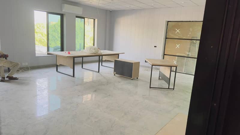 2200 SFT Fully Furnished Ground Floor Corporate Office Available For Rent At Main Boulevard Gulberg 3