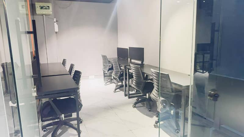 2200 SFT Fully Furnished Ground Floor Corporate Office Available For Rent At Main Boulevard Gulberg 9