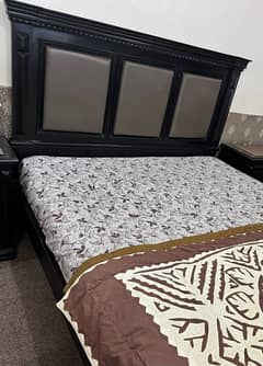 PURE WOOD KING SIZE BED