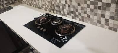 GeePass Hob Stove with tampered glass just like New 0