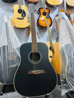 Hanks Guitar Black acoustic guitar (brand new) 0