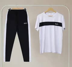 2pc men polystr plain track suit