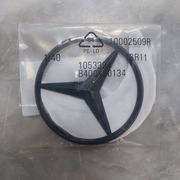 Mercedes Benz W204 C180 C200 C63 Trunk Digi Emblem Star Monogram Logo 4
