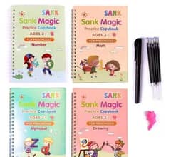 Sank Magic Practice Copybook for Kids 4 pieces