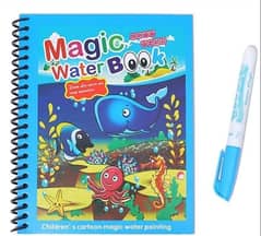 Magic Water Coloring Book - Reusable Drawing Fun for Kids