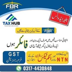 NTN, STRN, Income Tax Return, Sales Tax, PSEB, PSW, FBR Filer,