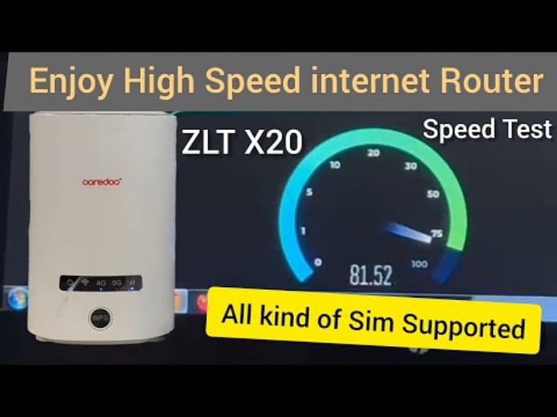 4G + 5G Router with all SIM supported 4