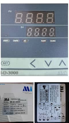 PID TEMPERATURECONTROLLERS "MI D 3000"