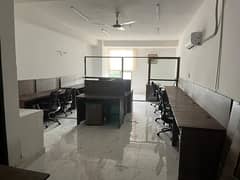 Fully Furnished Area 610 Sqft Corporate Office Ideal Loaction Available For Rent Gulberg 3 Lahore