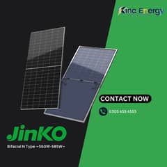 JINKO N- Type BIFACIAL 580w 44/watt