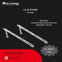 L2 GI 14 gauge 2mm stands 0