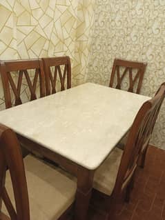 wooden dining table/dining for sale/6 seater/dining table in lahore 0