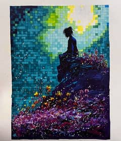 Pixelated Marker Art