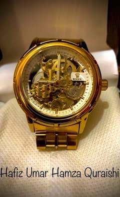 Watch Rolex original Golden and auto watch