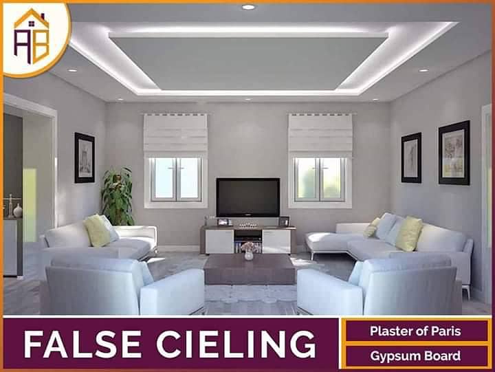 false ceiling, pop ceiling, Gypsum Panel Ceiling, pvc ceiling 7