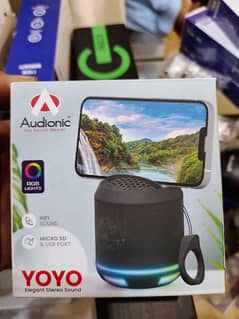 Audionic Yoyo Bluetooth Speaker With Mobile Doc Holder Elegant Stereo